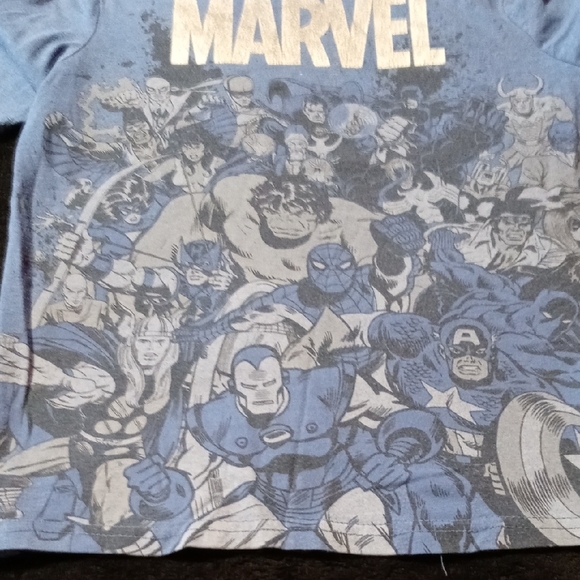 Marvel Blue Kids Short Sleeve Tee - Picture 3 of 4